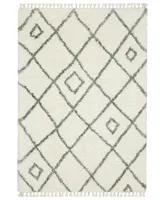 Jhb Design Vertical Shag VLS03A 3'10" x 5'5" Area Rug