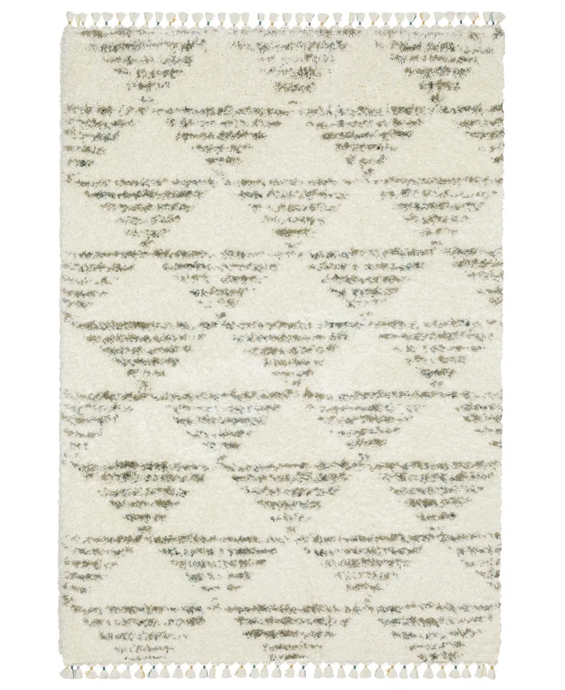 Jhb Design Vertical Shag VLS05A 5'3" x 7'6" Area Rug