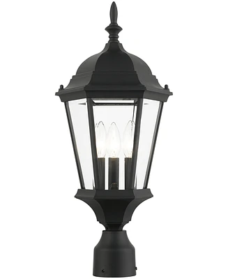 Livex Hamilton 3 Light Outdoor Post Top Lantern