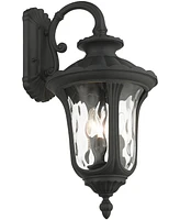 Livex Oxford 3 Light Outdoor Wall Lantern