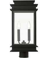 Livex Princeton 2 Light Outdoor Large Post Top Lantern