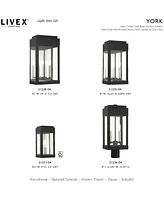 Livex York 2 Light Outdoor Wall Lantern