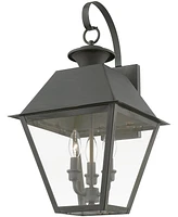 Livex Wentworth 3 Light Outdoor Large Wall Lantern