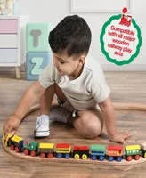 Wooden Train Set 12 Pieces - Train Toys Magnetic Set