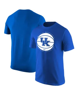 Men's Nike Royal Kentucky Wildcats Basketball Logo T-shirt