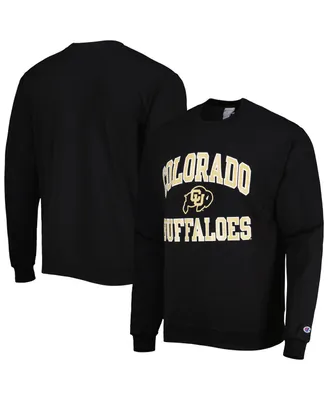 Men's Champion Black Colorado Buffaloes High Motor Pullover Sweatshirt