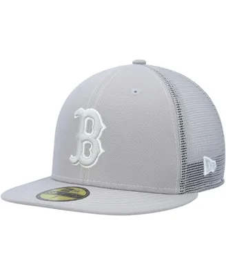 Men's New Era Gray Boston Red Sox 2023 On-Field Batting Practice 59FIFTY Fitted Hat