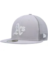 Men's New Era Gray Oakland Athletics 2023 On-Field Batting Practice 59FIFTY Fitted Hat