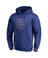 Men's Fanatics Royal Chicago Cubs Static Logo Pullover Hoodie