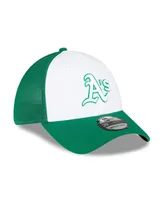 Men's New Era Green, White Oakland Athletics 2023 On-Field Batting Practice 39THIRTY Flex Hat