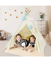 Kids Canvas Play Tent Foldable Playhouse Toys for Indoor Outdoor