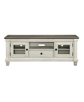 Timbre 64" Tv Stand - 2-Tone Finish- Antique