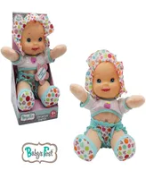 Baby's First by Nemcor Goldberger Doll Smartie Pants Doll with Raspberry White T-Shirt