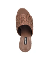 Nine West Women's Everie Woven High Platform Wedge Sandals