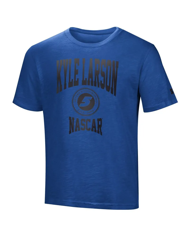 Men's Starter Blue Kyle Larson Scout T-shirt