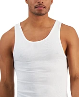 Alfani Men's 4-Pk. Regular-Fit Solid Tanks, Created for Macy's