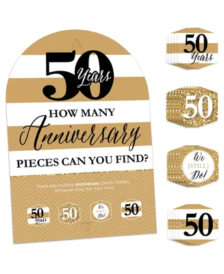We Still Do - 50th Wedding Anniversary Party Scavenger Hunt Hide and Find Game