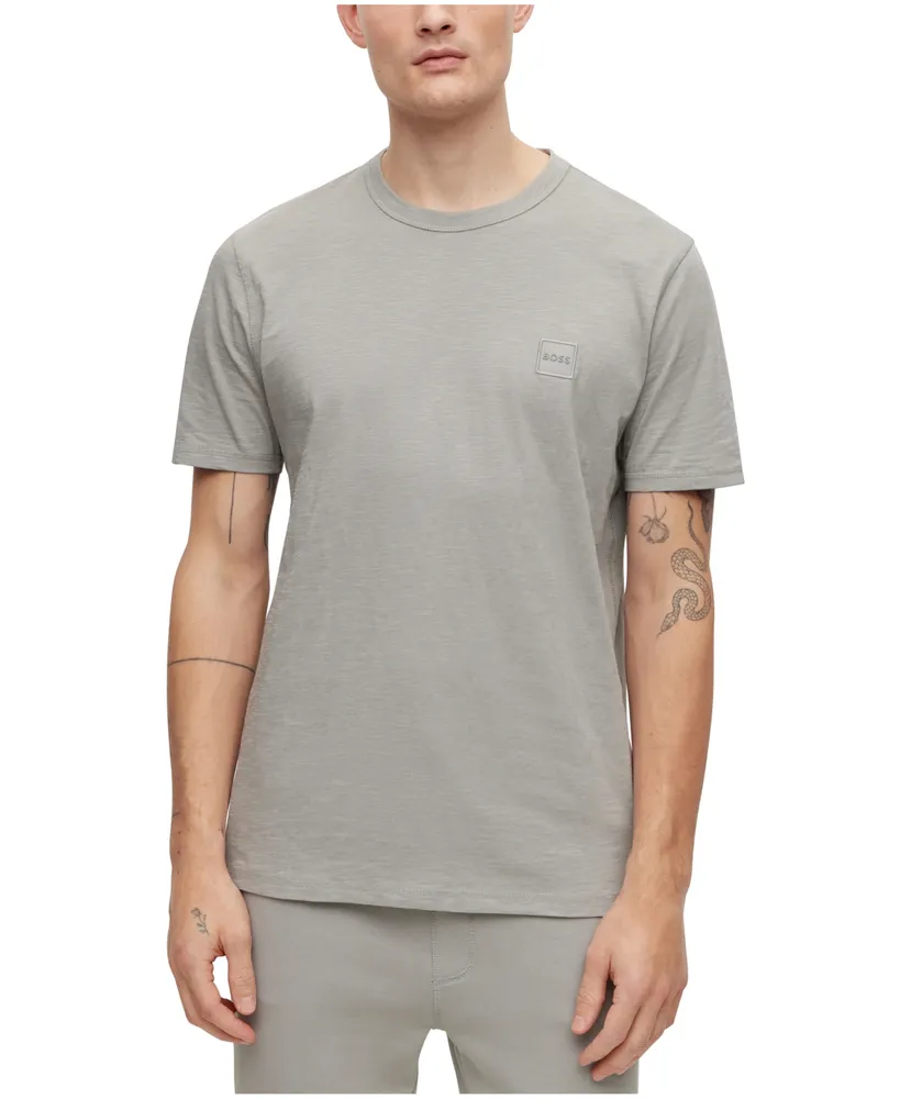 BOSS - Relaxed-fit T-shirt in cotton jersey with logo patch