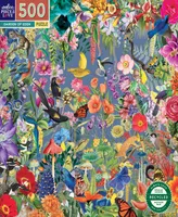 Eeboo Piece And Love Garden of Eden 500 Piece Square Adult Jigsaw Puzzle Set, Ages 14 and up