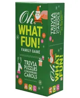 Oh What Fun Holiday, Family, Party, Trivia Game Solve Christmas Trivia And Puzzles