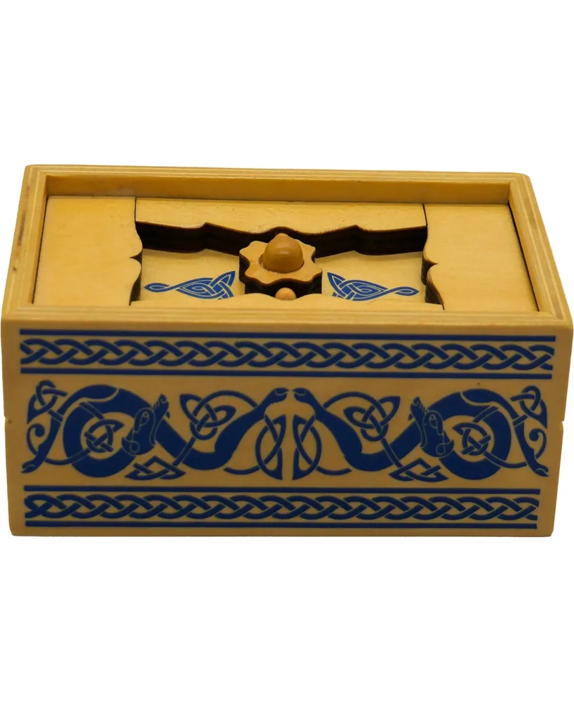 Project Genius Viking Sea Chest Gift Box Puzzle, Brain Teaser Box That Holds Gift Cards, Money, Artfully Crafted Wooden Puzzle, Secret Box, Gift Box,