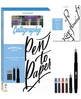 Art Maker Master class Collection Calligraphy Art Kit Beginner To Advanced Calligraphy Calligraphy Guide Calligraphy Equipment Craft Kits Arts And Cra
