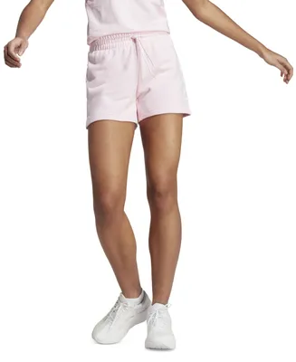 adidas Women's Cotton Essentials Linear French Terry Shorts