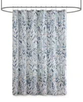 Madison Park Essentials Sofia Botanical Printed Shower Curtain, 72" x 72"