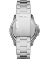 Fossil Men's Fossil Blue Gmt Stainless Steel Watch, 46mm