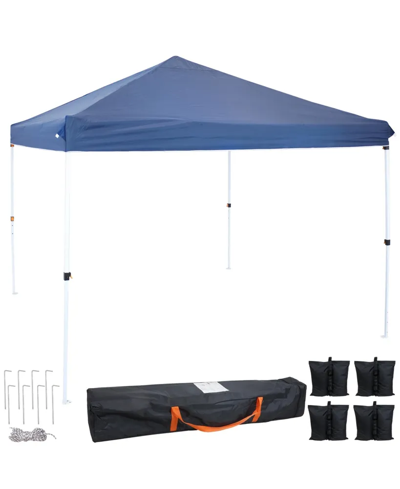 Sunnydaze Decor Standard Pop-Up Canopy with Sandbags - ft x ft