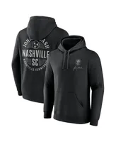 Men's Fanatics Black Nashville Sc Johnny Cash Oval Pullover Hoodie