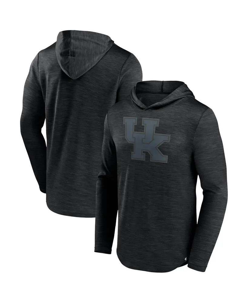 Men's Fanatics Heather Black Kentucky Wildcats Transitional Hoodie T-shirt