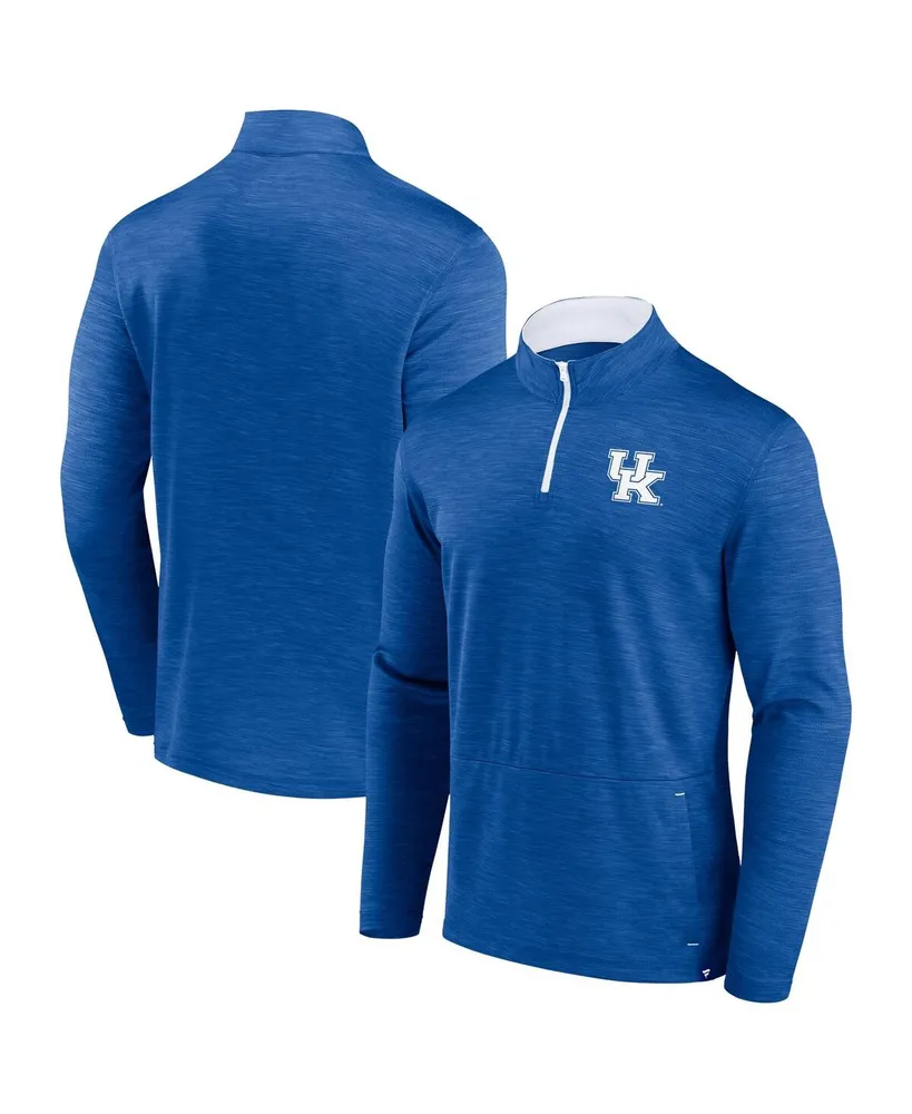 Men's Fanatics Royal Kentucky Wildcats Classic Homefield Quarter-Zip Top