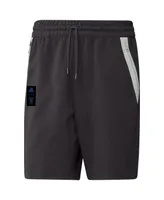 Men's adidas Black San Jose Earthquakes 2023 Player Travel Shorts