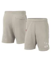 Men's Nike Cream Georgia Bulldogs Fleece Shorts