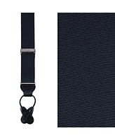 Trafalgar Men's Phoenix 38mm Grosgrain Non Stretch Ribbon Button End Suspenders