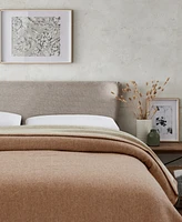Melange Home Self Hem Merino Wool Blanket, King