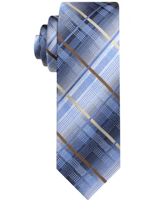 Van Heusen Men's Shaded Plaid Tie