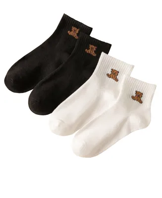 Stems Teddy Ankle Two Pack socks