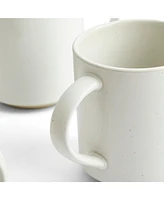 Royal Doulton Urban Dining White Handled Mug Set of 4