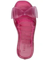 Kate Spade New York Women's Tie The Knot Slip-On Embellished Slide Sandals