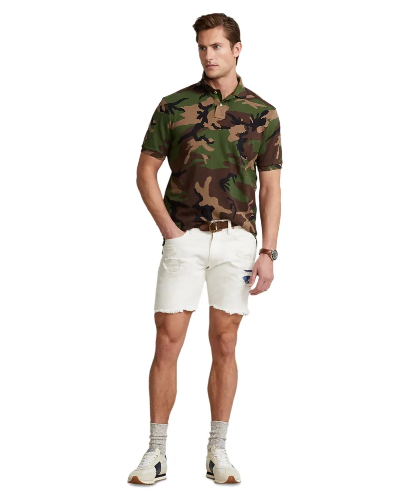 Polo Ralph Lauren Men's Classic-Fit Camo Cotton Mesh Shirt