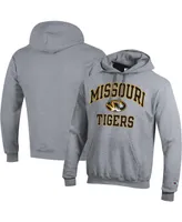 Men's Champion Heather Gray Missouri Tigers High Motor Pullover Hoodie