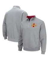 Men's Colosseum Iowa State Cyclones Tortugas Team Logo Quarter-Zip Jacket