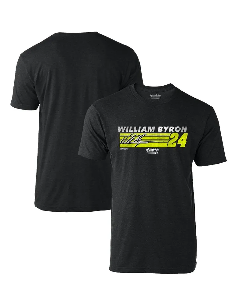 Men's Richard Childress Racing Team Collection Heather Charcoal William Byron Hot Lap T-shirt
