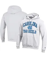 Men's Champion White North Carolina Tar Heels High Motor Pullover Hoodie