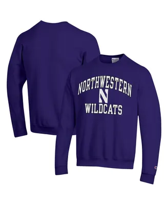 Men's Champion Purple Northwestern Wildcats High Motor Pullover Sweatshirt