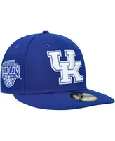 Men's New Era Royal Kentucky Wildcats Patch 59FIFTY Fitted Hat