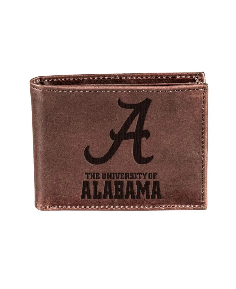 Men's Brown Alabama Crimson Tide Bifold Leather Wallet