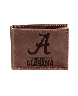 Men's Brown Alabama Crimson Tide Bifold Leather Wallet